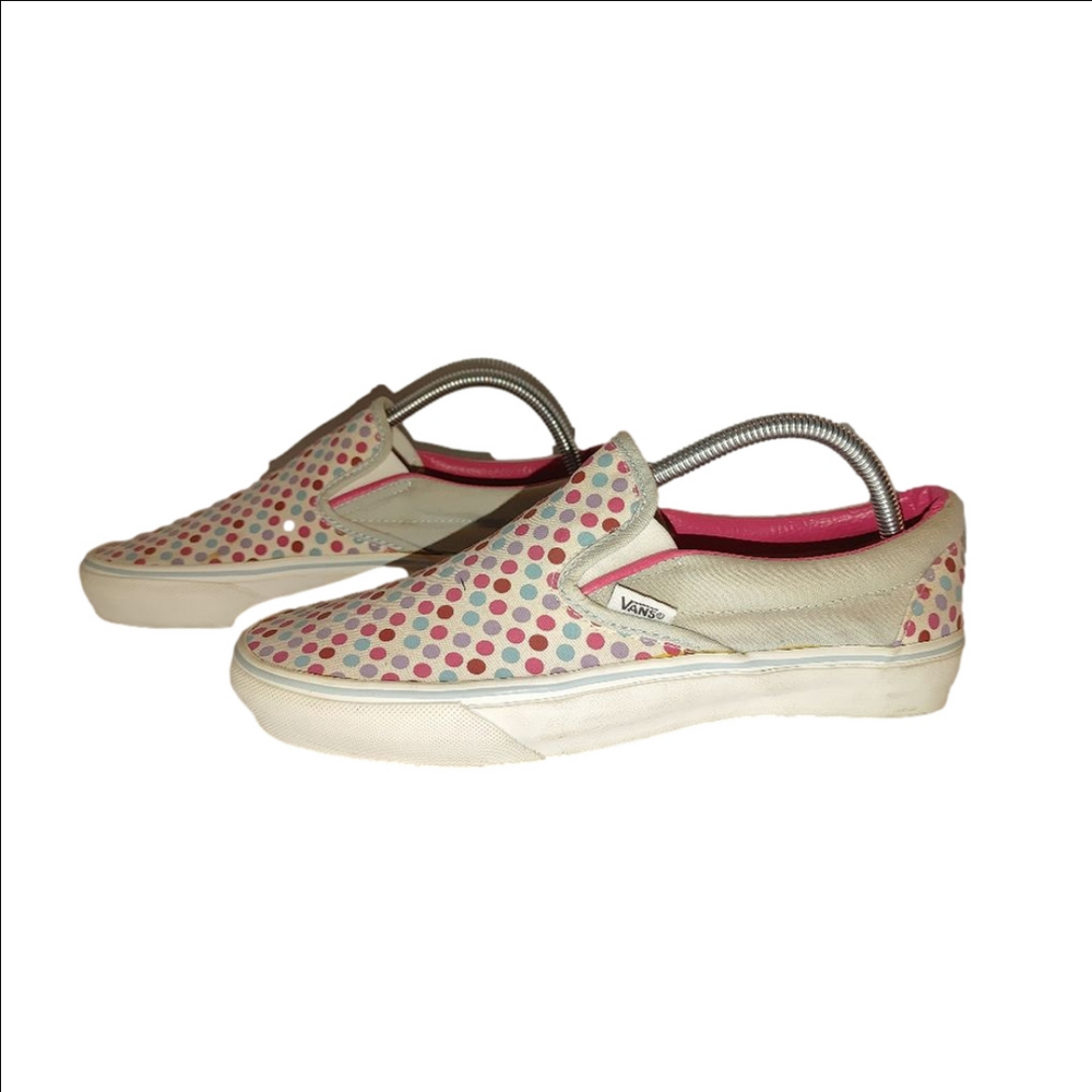 Vans Polka Dot Classic Slips Size 10(W) 8.5(M)